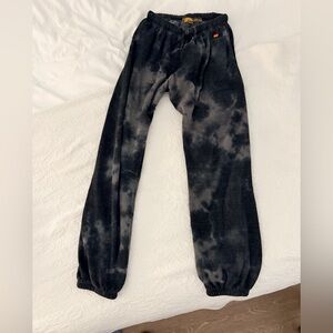 Aviator Nation Charcoal Tie-Dye Sweatpants